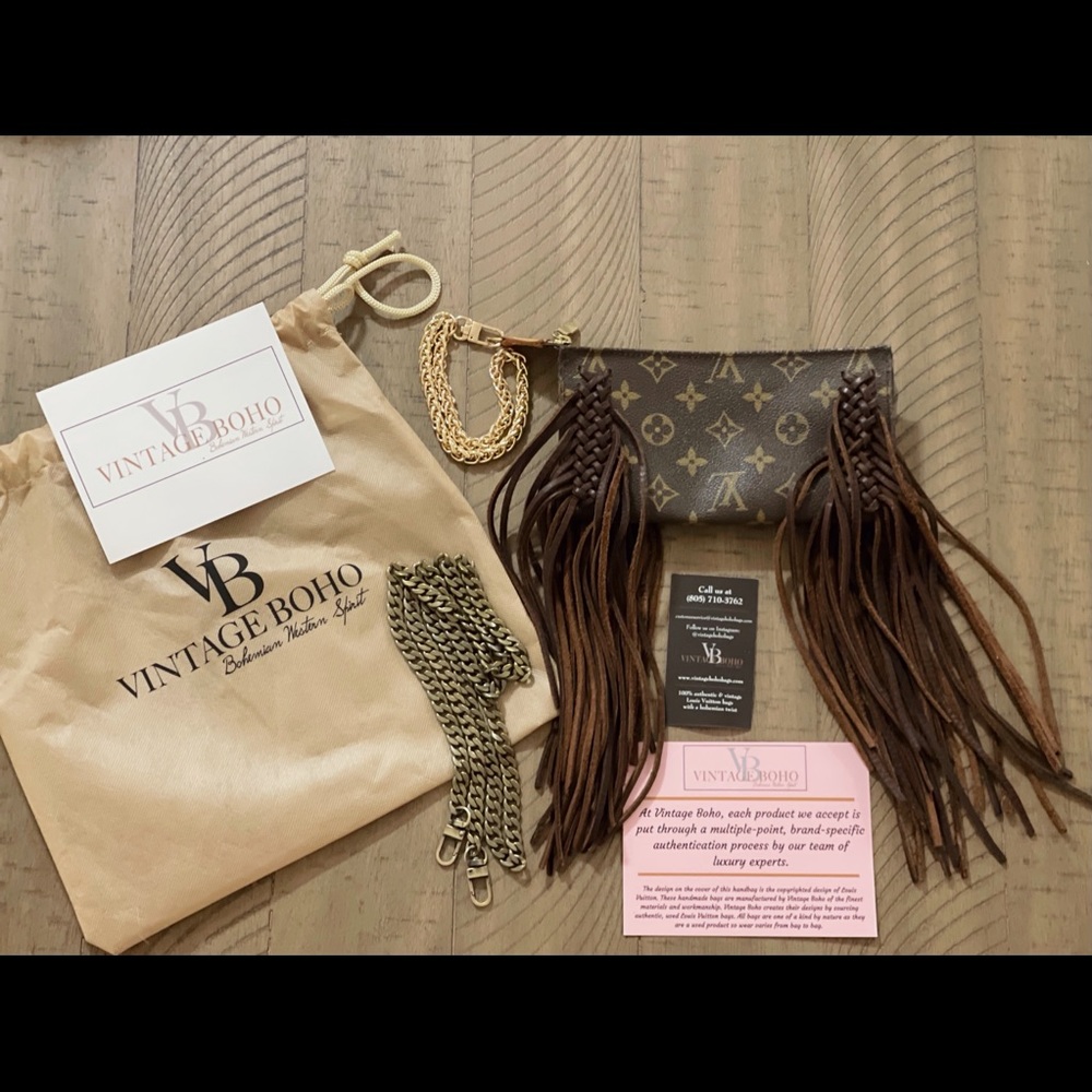 Louis Vuitton Wristlet/Crossbody- Vintage Boho